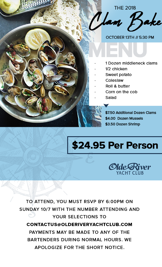 oryc clam bake event detials